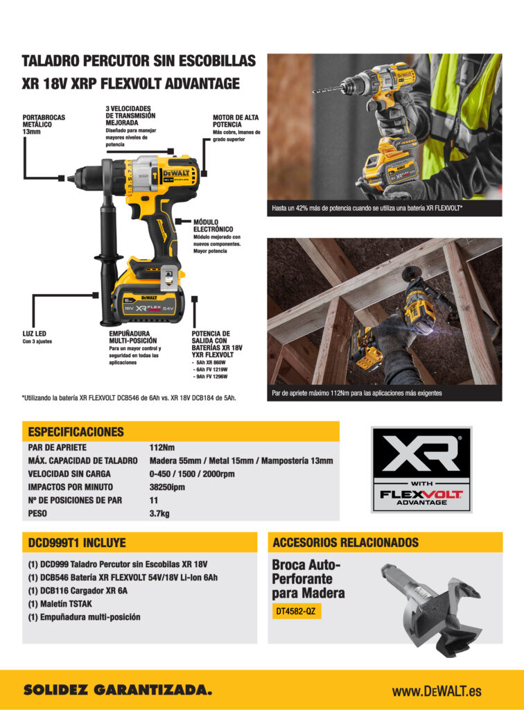 Dewalt Lanza La Nueva Gama De Xr Flexvolt Advantage Ad Ip Asociaci N Espa Ola