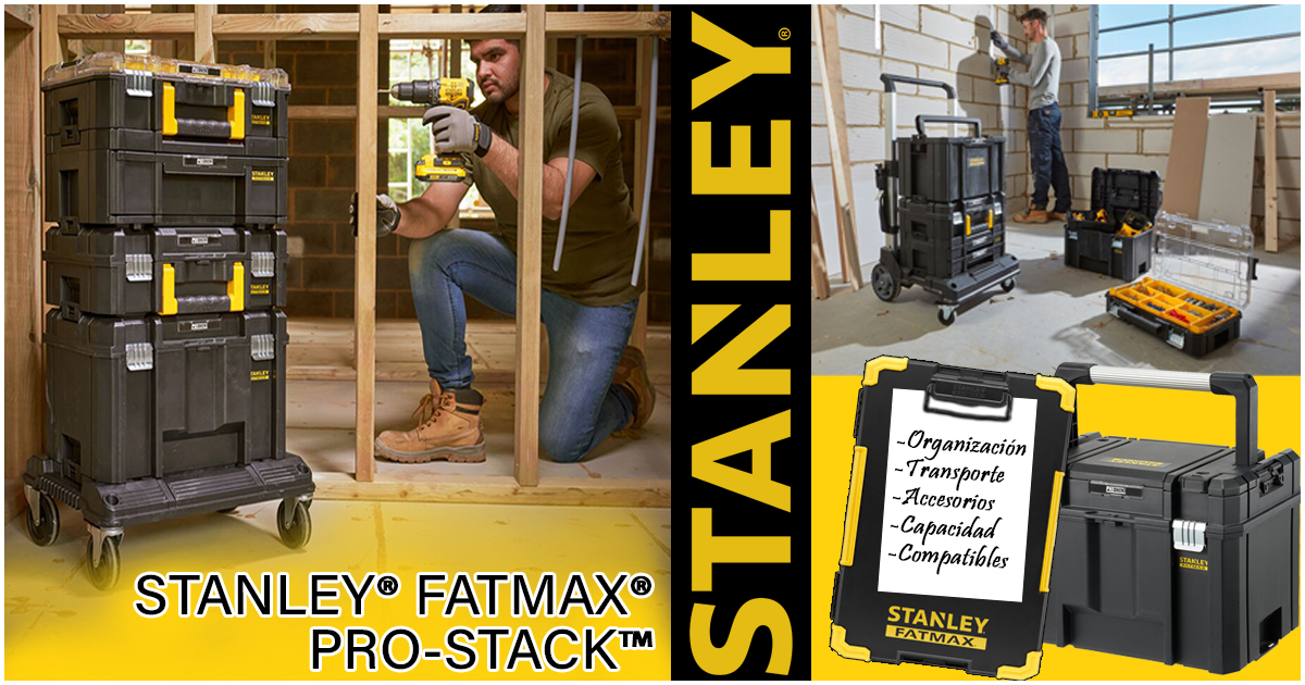 Bolsa herramientas abierta PRO-STACK FATMAX